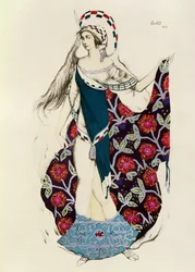 1922年、ジュディスの女性のための衣装デザイン